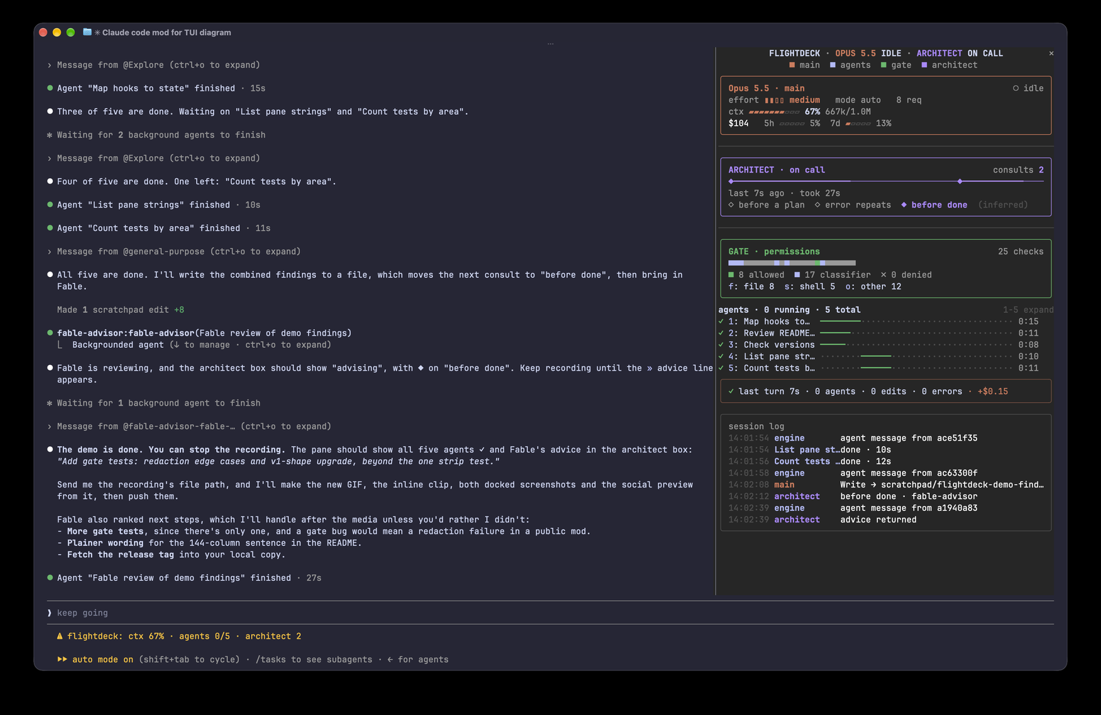 flightdeck mod interface screenshot from its GitHub repository